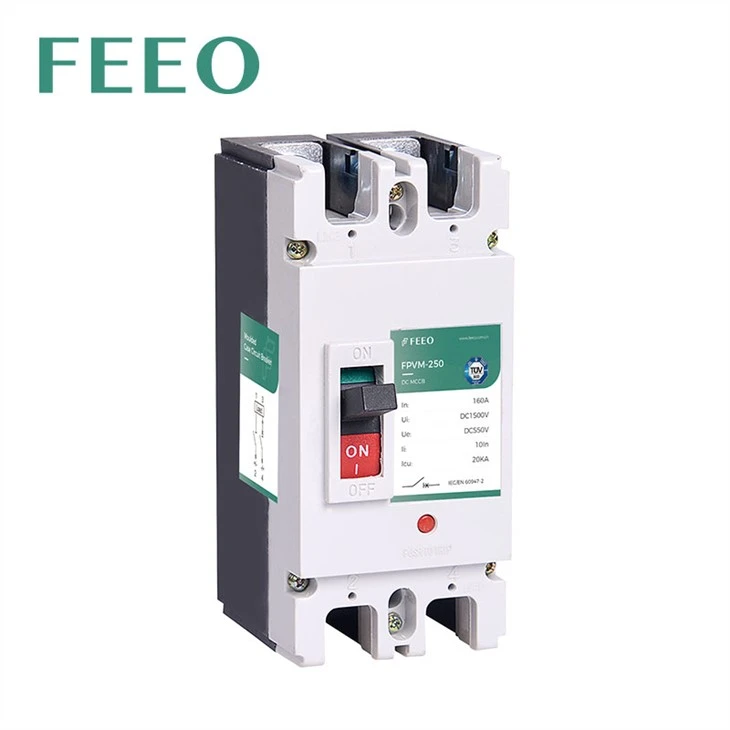 Produsen Pabrik Dc Mccb Moulded Case Circuit Breaker 2P 250A